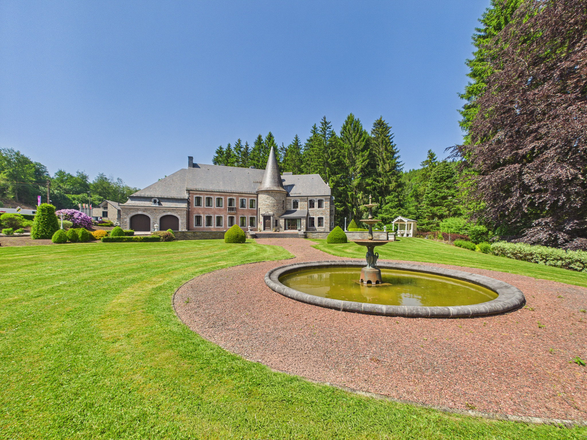 Jardin et architecture du domaine